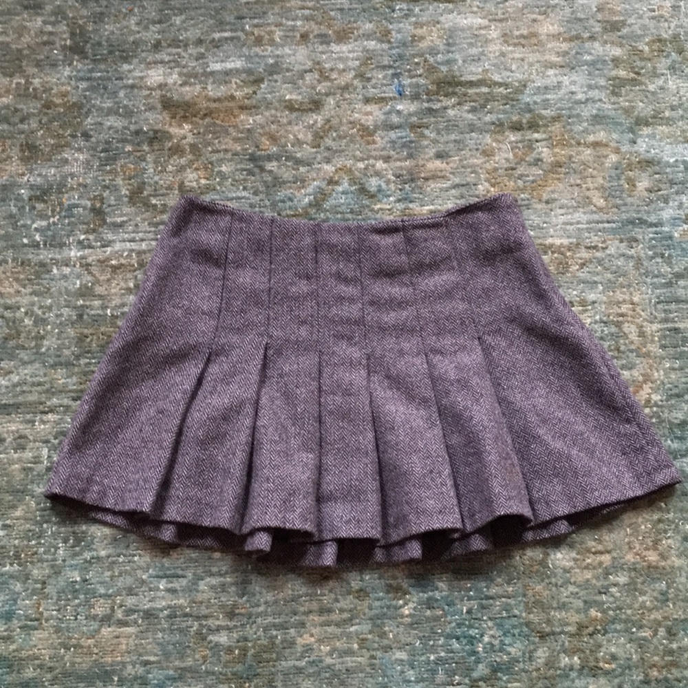 Blue Sand Gray Mini School Girl Skirt Size 42/M